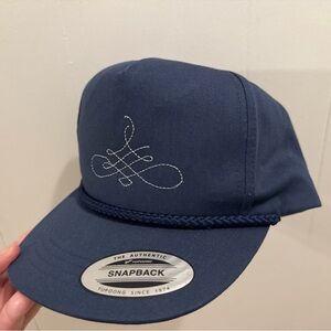 Navy Rope Snapback – Coastal Golfcore Cap